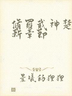 修罗武神楚枫最新章节