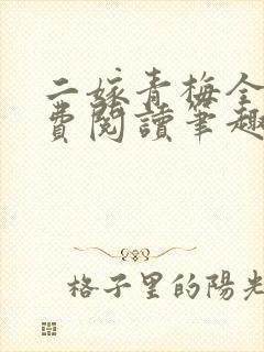 二嫁青梅全文免费阅读笔趣阁