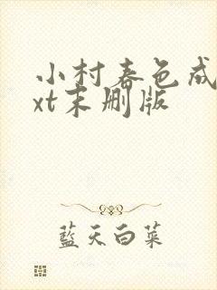 小村春色成刚txt末删版