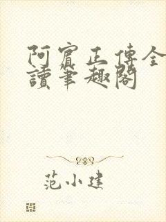 阿宾正传全文阅读笔趣阁