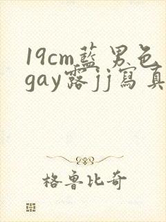 19cm蓝男色gay露jj写真