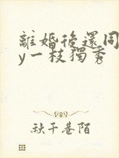 离婚后还同居by一枝独秀