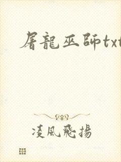 屠龙巫师txt封面