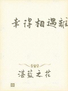 幸得相遇离婚时