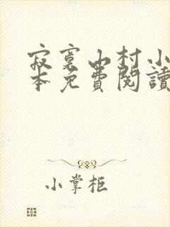 寂寞山村小说全本免费阅读