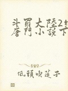 斗罗大陆2绝世唐门小说下载