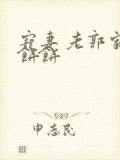 宠妻 老郭家的饼饼