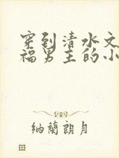 穿到清水文里造福男主的小说