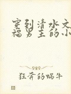 穿到清水文里造福男主的小说封面