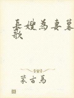 长嫂为妻暮色酒歌封面