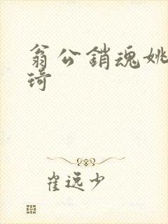 翁公销魂姚瑶琦琦