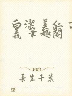 白洁 美红 高义 笔趣阁封面