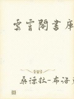 云霄阁书库封面