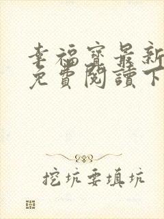 幸福宝最新章节免费阅读下载小说封面