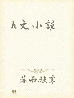 h文小说封面