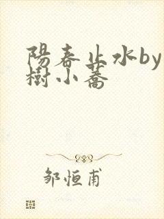 阳春止水by烟树小荞封面