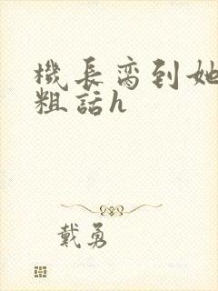 机长脔到她哭h粗话h