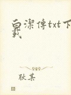 白洁传txt下载封面