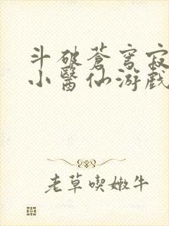 斗破苍穹寂寞的小医仙游戏世界