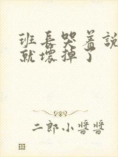 班长哭着说再c就坏掉了封面