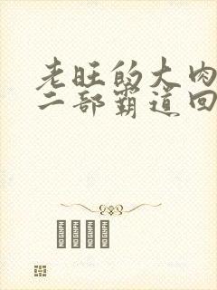 老旺的大肉蟒第二部霸道回归小说封面