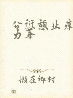 公愆憩止痒古悦力华
