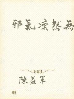 邪气凛然无弹窗