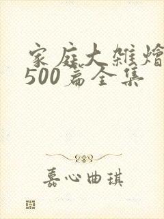 家庭大杂烩小说500篇全集封面