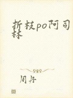 折枝po阿司匹林封面