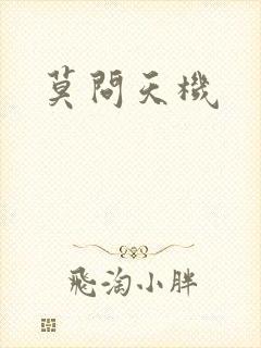 莫问天机封面