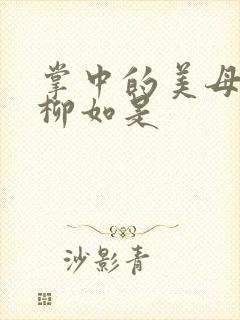 掌中的美母版主柳如是封面