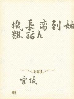 机长脔到她哭h粗话h