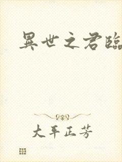 异世之君临天下封面