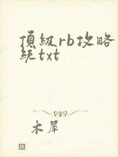 顶级rb攻略系统txt