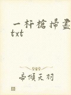 一杆枪扫尽全家txt