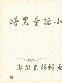 暗黑童话小说封面