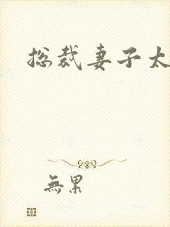 总裁妻子太诱人