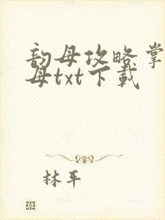 韵母攻略掌中美母txt下载