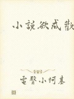 小说欲成欢封面