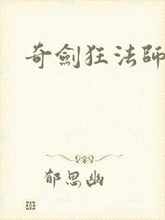 奇剑狂法师封面