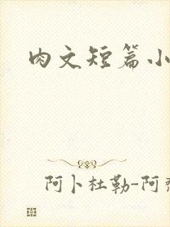 肉文短篇小说