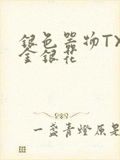 银色器物TXL金银花