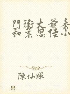 门卫大爷秦一鸣和叶思佳小说封面