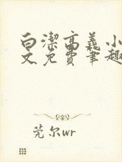 白洁高义小说全文免费笔趣阁在线阅读封面