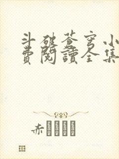 斗破苍穹小说免费阅读全集封面