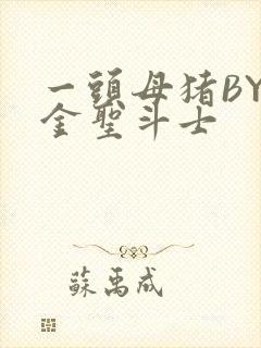 一头母猪BY黄金圣斗士封面