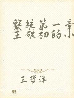 系统第一章给宿主破初的小说