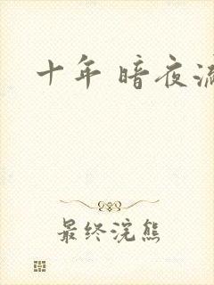 十年 暗夜流光