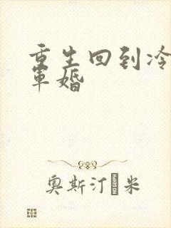 重生回到冷战前军婚