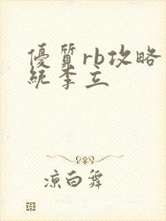 优质rb攻略系统李立